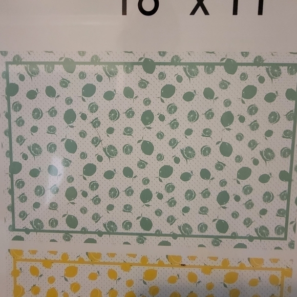 G! Fruity Paper Placemats Lemons Limes Oranges Cherries 4 designs Shower T40 - Picture 3 of 8